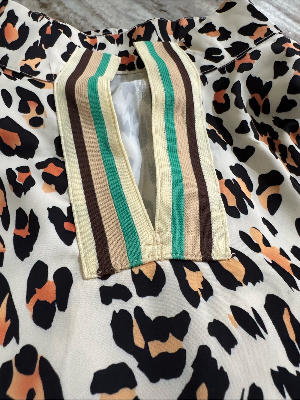 Leopard blouse